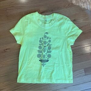 NWOT Free People FP Movement Tee Yellow Size XS